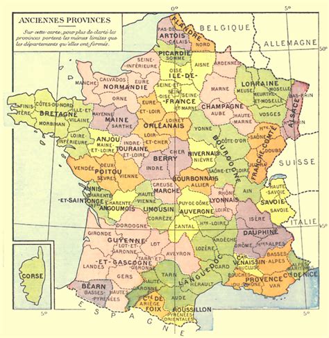 Les costumes traditionnels des provinces de France | Carte de france
