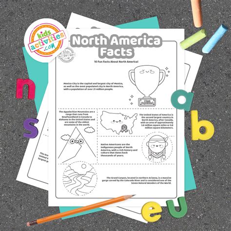 Fun Facts About North America Free Printables News Tempus