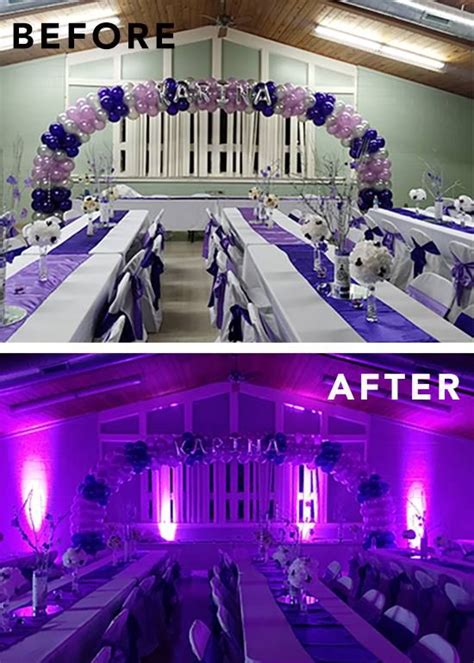 Diy Uplighting Rental Rent Uplights 17 In 2020 Uplighting Wedding