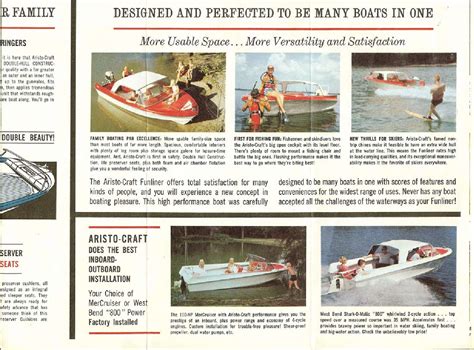 Fiberglass Brochures Aristocraft Boats Classic Boats