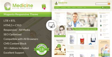 Medicine - Pharmacy Prestashop Theme by Romaa Roma, via Behance | Prestashop themes, Magento ...