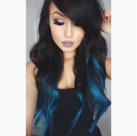 Pin By Fiorella Rodriguez Bertolotto On Make Up Blue Ombre Hair Hair