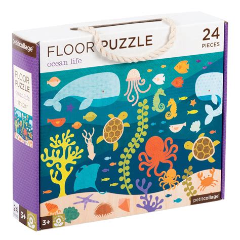Boppi childrens kids large 70cm floor jigsaw puzzle with carry case storage box. Ocean Floor Puzzle | Floor puzzle, Puzzles for kids ...