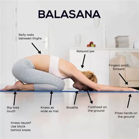 How To Do The Balasana And What Are Its Benefits Yoga Poses For Back