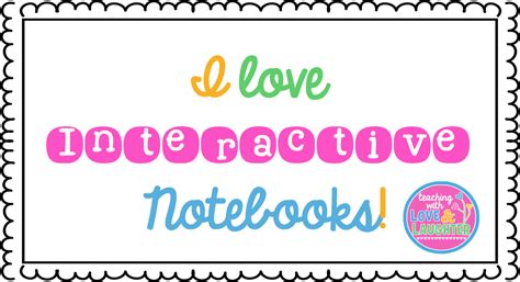 Teaching With Love And Laughter First Grade Interactive Notebooks