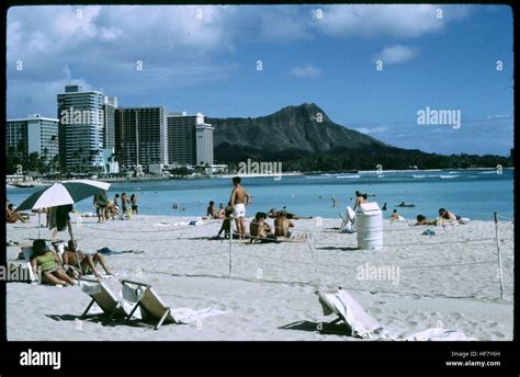 Waikiki Beach High Rise Hotels And Diamond Head Honolulu Oahu