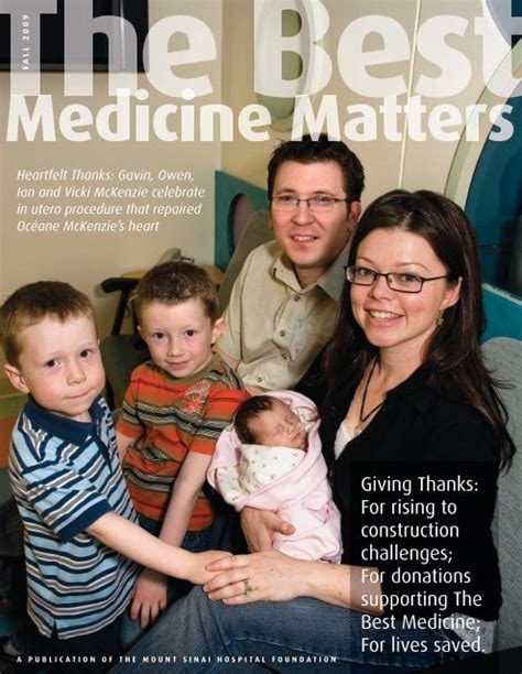 Best Medicine Matters Fall 2009 Mount Sinai Hospital
