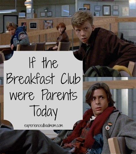 If The Breakfast Club Were Parents Today Parenting Types Parenting