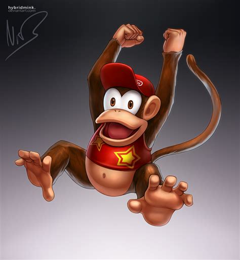 Diddy Kong by hybridmink on DeviantArt
