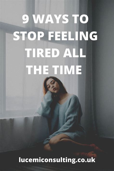 How To Stop Feeling Tired All The Time Lucemi Consulting Emotionally Exhausted Feel Tired