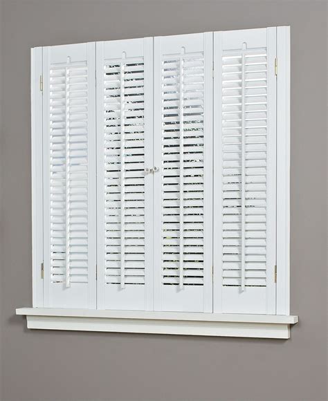 Home Basics Plantation Faux Wood Shutter Cotonbrouhard