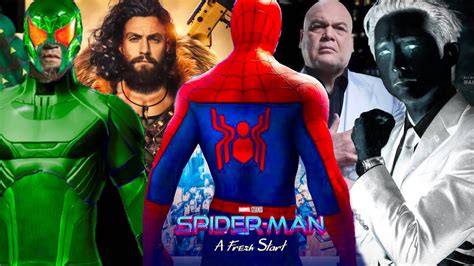 Mcu Spider Man 4 Villains Reportedly Revealed Scorpion Kingpin