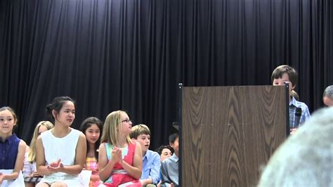 5th Grade Graduation Speeches Youtube