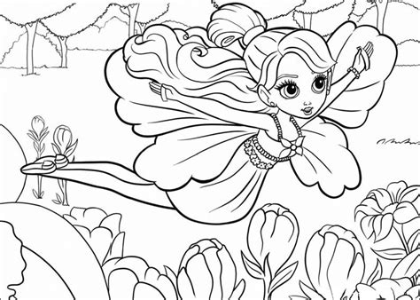 Barbie Thumbelina Coloring Pages To Download And Print For Free