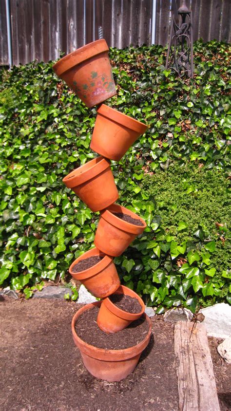 My Take On The Topsy Turvy Pots All Planted With Herbs And Flowers