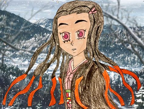 Nezuko In The Snow By Stellarfairy On Deviantart