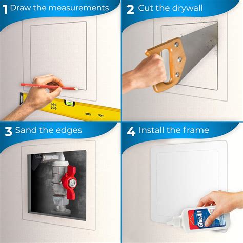 Buy Access Panel for Drywall - 8x8 inch - Wall Hole Cover - Access Door