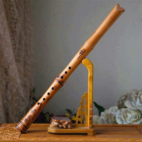 Beech Wooden Flute Chiba 6 Hole 8 Hole Short Xiao Vertical Flute Not