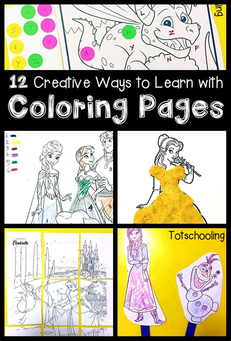 12 Creative Ways to Learn with Coloring Pages ...