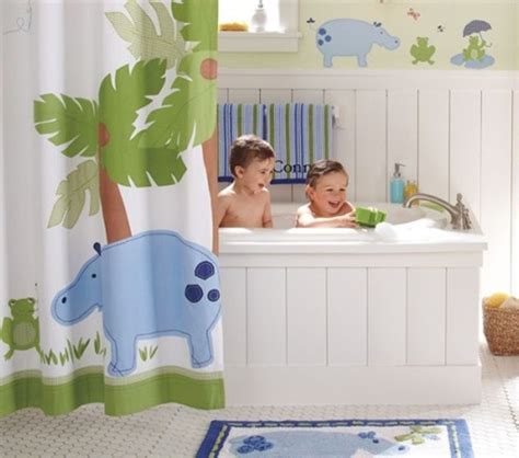 Picking out the color scheme and décor is the time to have some serious fun and look through bathroom decorating pictures for inspiration. Enjoying and Relaxing Modern Young Kid's Bathroom ...