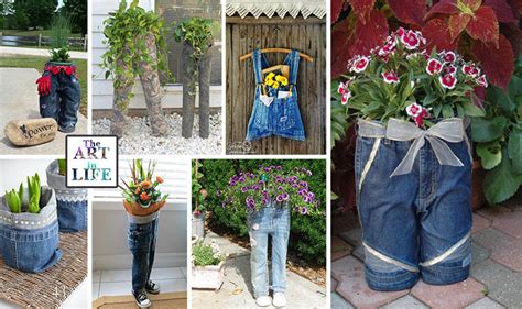 14 Mind Blowing Diy Ideas With Old Jeans Turn To Unique Flower Planters
