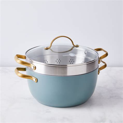 Steaming rather than boiling means that all the essential vitamins in your food is retained, so you know you're getting the nutrients you need. Food52 x GreenPan Nonstick Stock Pot with Steamer Insert ...