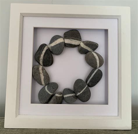 Pebble Circle In A Frame Ideal For An Enchanting Birthday Engagement