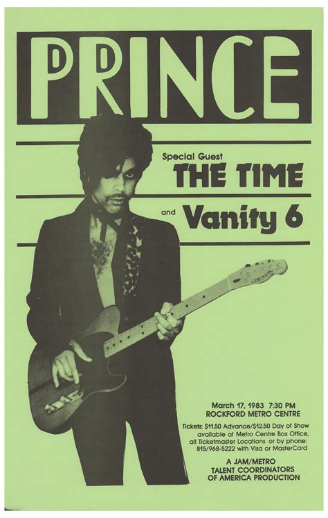 Prince 1999 Tour Poster Rr Auction
