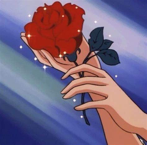 Pin By Joon Yui On My Dream Red Rose 90s Anime Anime T Certificates