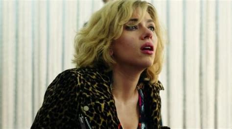 Scarlett Johanssons Leopard Jacket Lucy Lucy Movie Scarlett