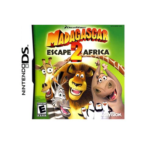 Nintendo Ds Madagascar Escape Africa Multicolor Madagascar Escape Africa Ds Games Best