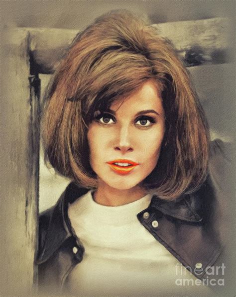 Stephanie Powers Vintage Actress Painting By Esoterica Art Agency