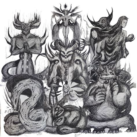 The Seven Deadly Sin Demons Complete by denews on DeviantArt