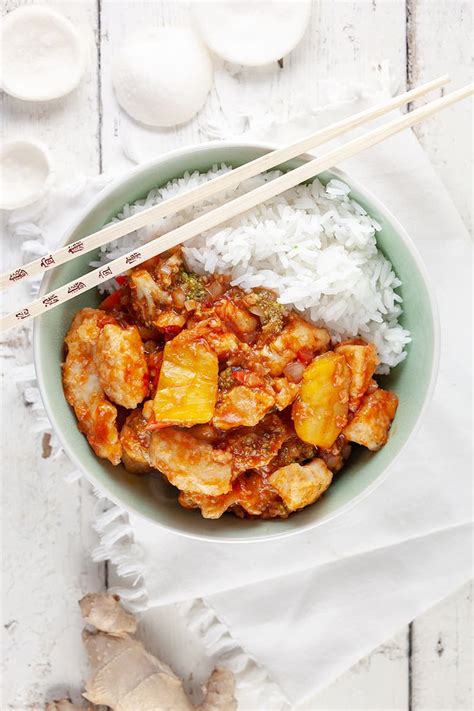 Kip in zoetzure saus recept