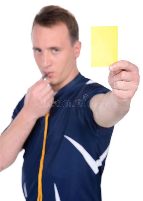 Football Referee Showing You The Red Card Stock Photo Image Of