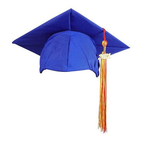 Buy Toyvian Graduation Cap Hat With Tassel Blue Adjustable Headwear For