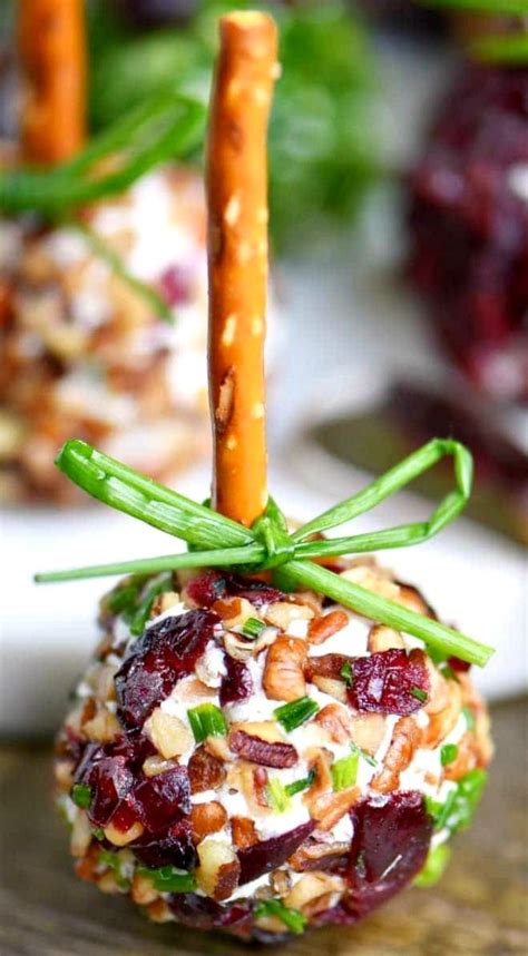 Cranberry Pecan Mini Goat Cheese Balls ~ So Easy To Make And Gorgeous