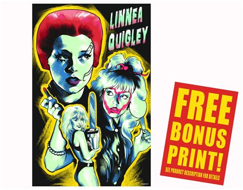 Linnea Quigley Tribute Poster Fan Art / Linnea Quigley | Etsy