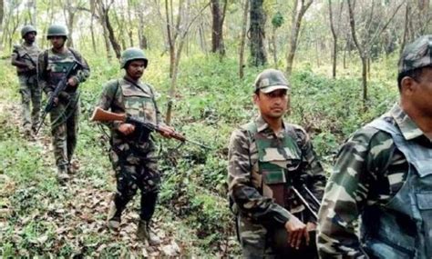 chhattisgarh encounter between security forces and naxalites clash in bijapur two soldiers