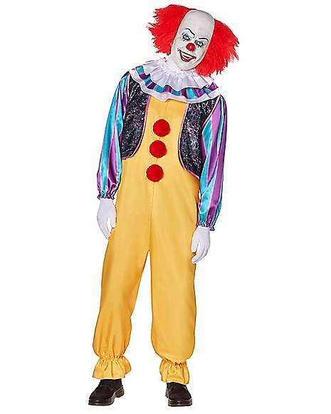 Adult Classic Pennywise Clown Costume It
