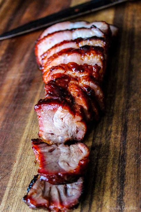 Sweet And Sticky Char Siu Chinese Bbq Pork Food And Drink Recipes