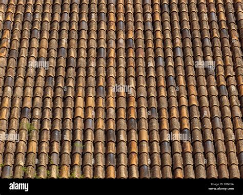 Spanish Terracotta Roof Tiles Typical Spanish Roof Covered In S Style