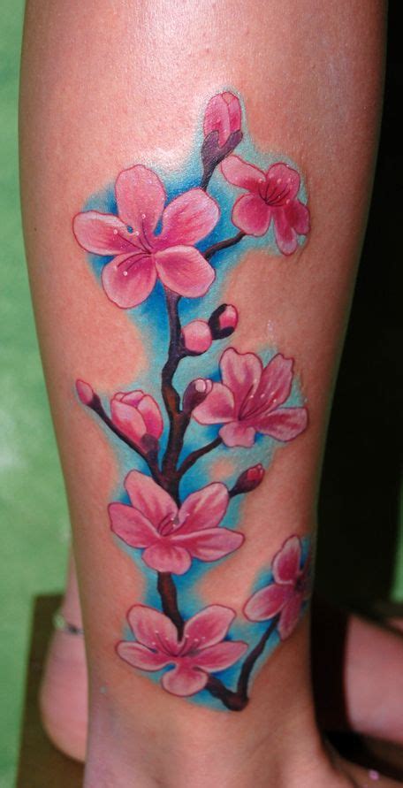 Tatuaje Flores Rosadas Tatuajes Para Mujeres