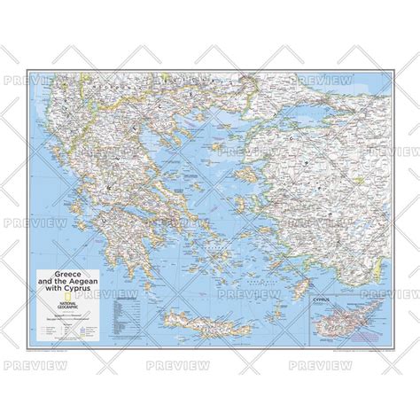 Greece And The Aegean With Cyprus Atlas Of The World