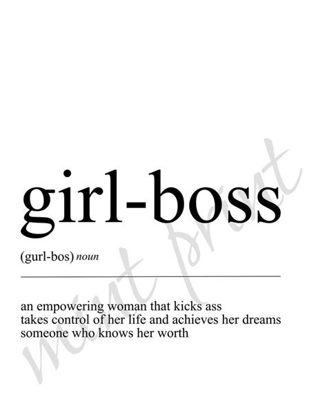 Instant Download Girl Boss Print Girl Boss Sign Girl Boss Etsy