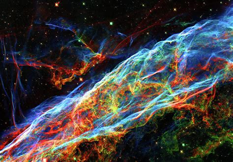 Veil Nebula Supernova Remnant Photograph By Nasa Images