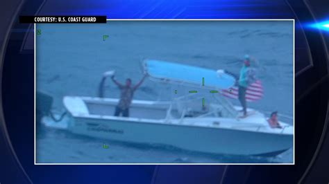 Us Coast Guard Rescues 3 Stranded Boaters Near Port Everglades Wsvn