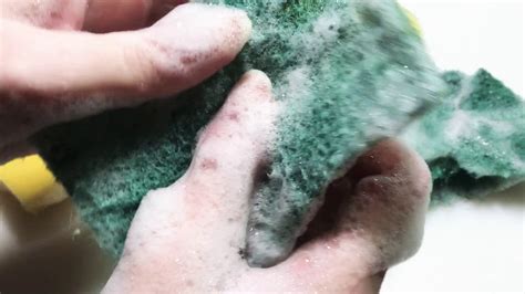 asmr soapy sponge ripping and scratching youtube