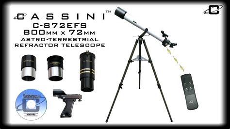 Cassini C 872efs 800mm X 72mm Astro Terrestrial Refractor Telescope