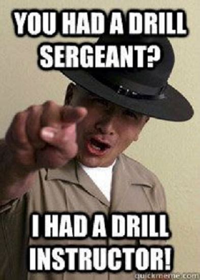 Usmc Inter Service Humor Drill Instructor Vs Drill Sergeant Military Love Military Humor